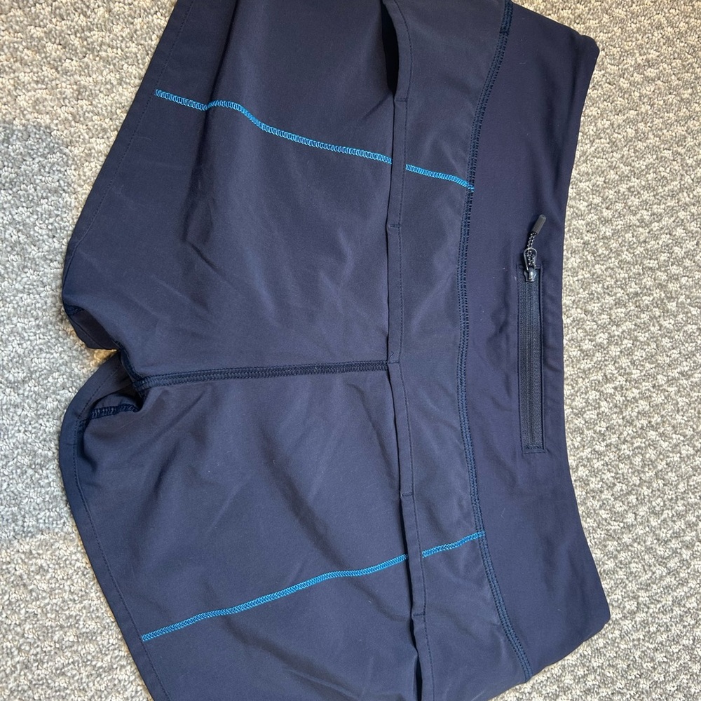 Lululemon Navy Blue Athletic Shorts